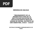 Memoria de Calculo