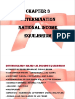 Chap 3 Determination of National Income Equilibrium