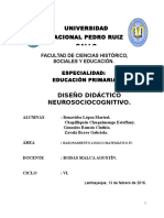 Diseño Neurosociocognitivo