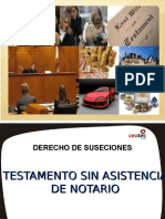 Exposicion Sucesiones Testamento Sin Notario