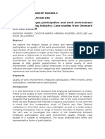 15Mbap025-Pradeep Kumar.C Industrial Relation (Ir) Exploring Employee Participation and Work Environment in Food Processing Industry: Case Studies From Denmark and New Zealand