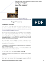 Jurisprudence Notes - Legal Concepts (Rights and Duties, Ownership and Possession) - Desi Kanoon - Law, Economics and Politics