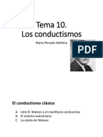 Tema 10 - Los Conductismos