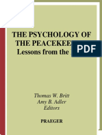 Psychology of Peacekeeper