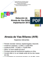 Detección de Atresia de Vías Biliares Implantación 2013 PDF