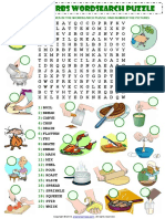 Cooking Verbs Esl Wordseach Puzzle Vocabulary Worksheet