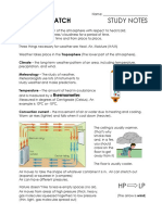 Weather Watch Study Notes