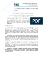 Purificação Do Ácido Láctico em Um Sistema de Destilação Reativa