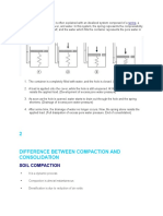 The Process of Consolidation Is Often Explained With An Idealized System Composed of A