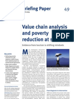 Value Chain Analysis and Poverty Reduction at Scale: Briefing Paper Briefing Paper