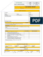 Cold Work Permit Hse-Ptw