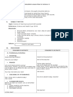 A Detailed Lesson Plan in Science 3