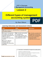 Lesson 2 HND in Business Unit 5 Management Accounting