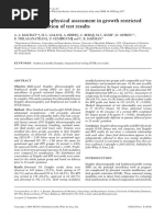 Doppler and Biophysical Assessment in Growth Restricted Fetuses: Distribution of Test Results