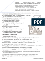 2014 Acl/Njcl National Latin Exam Introduction To Latin Exam A Choose The Best Answer From A, B, C, or D. Mark Answers On Answer Sheet