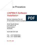 CAPM4 or 5 Software Installation PDF