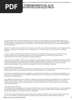 Interruptores Termomagnéticos, Alta Confiabilidad en Protección Eléctrica en Constructivo