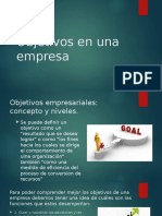 Objetivos en Una Empresa