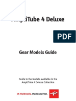 AmpliTube 4 Deluxe Gear Models PDF