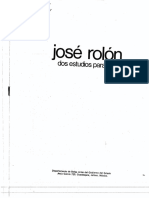 Estudios de Concierto, José Rolón