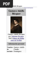 Gustavo Adolfo Bécquer Biografia