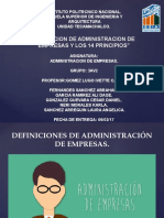 Administracion Exposicion