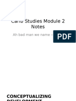 Carib Studies Module 2 Notes: Ah Bad Man We Name - A.L.L