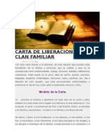 Carta de Liberación Del Clan Familiar