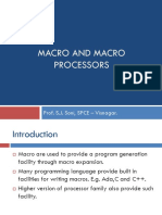 Macro and Macroprocessors