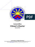 Citizen's Charter: Central Office