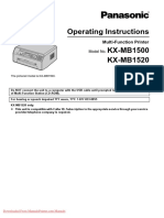 Panasonic KX MB1500