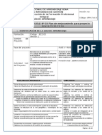 Plan de Mejoramiento Proyecto 8 Al 14