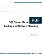 Whitepaper - SQL Server Database Backup and Restore Planning