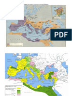 Mapas Do Império Romano e Reinos Bárbaros