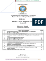 Lab Manual For ECE-1102