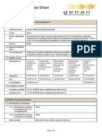 Material Safety Data Sheet