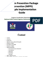 National Minimum Prevention MPPI Guide