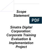 Group 7 Scope Statement