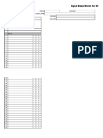 Input Data Sheet For E-Class Record: Learners' Names