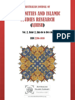 Australian Journal of Humanities and Islamic Studies Research - Vol 2, Issue 2 - 2016