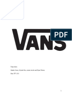 Vans Marketing Research Final Paper