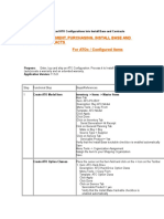 Order Management, Purchasing, Install Base and Service Contracts For Atos / Configured Items