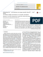 Li2017 Enhancing Sm3+ Red Emission Via Energy Transfer From Bi3+ Sm3+ Based On Terbium Bridge Mechanism in Ca2Al2SiO7 Phosphors