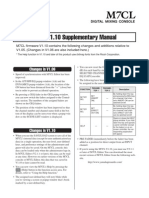 Yamaha M7CL Supplementary Guide