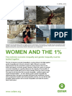 Women and The 1%: How Extreme Economic Inequality and Gender Inequality Must Be Tackled Together