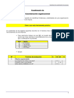 Cuestionario Caracterizacion Organizacional