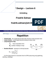 DSP Design - Lecture 6: Unfolding