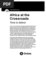 Africa at The Crossroads: Time To Deliver