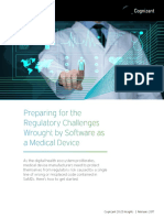 Preparing For The Regulatory Challenges Wrought by Software As A Medical Device