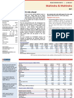 Mahindra & Mahindra: Smooth Ride Ahead